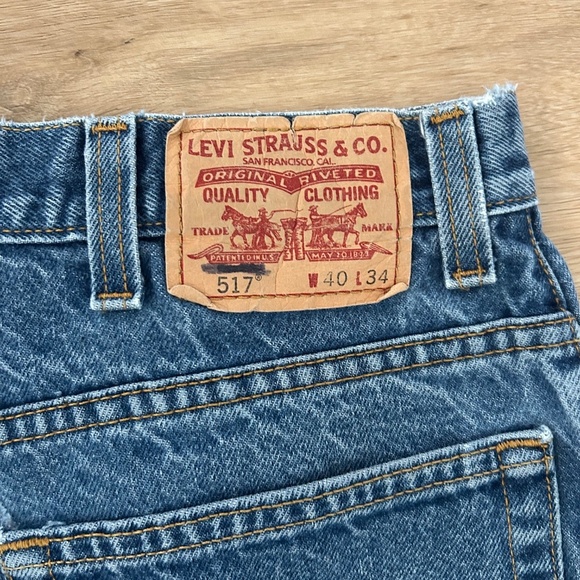 Men's Levi's 527 Boot Cut Jeans Size W40xL34 - Picture 6 of 6